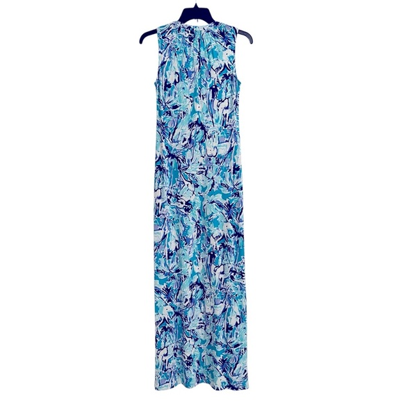 LILLY PULITZER ESSIE MAXI LONG DRESS SIZE XXS - Picture 6 of 9